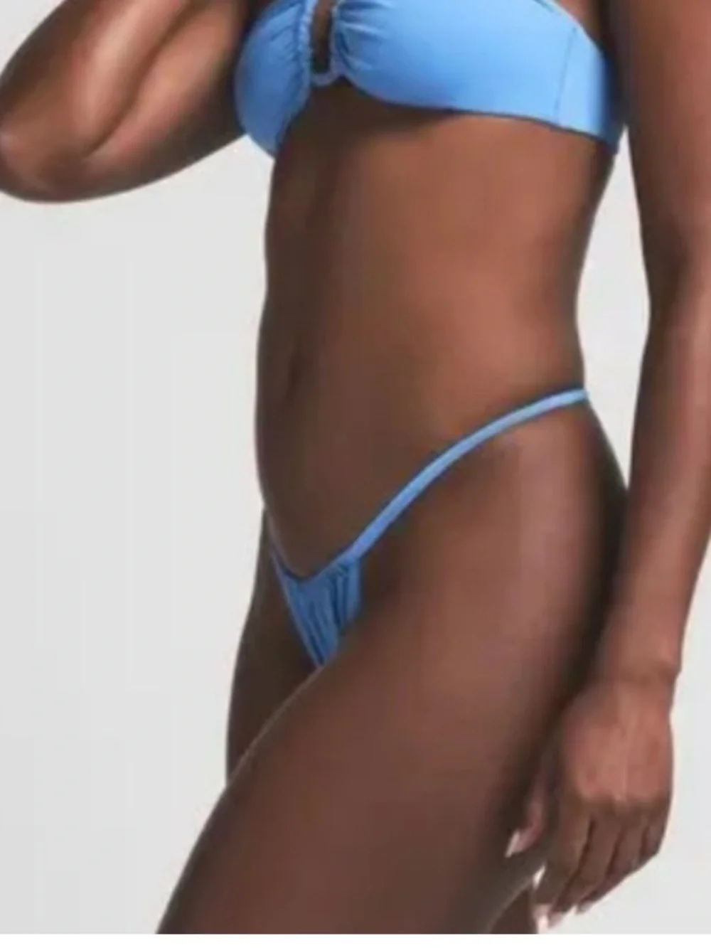 Skims signature swim string bikini bottom cooor tide